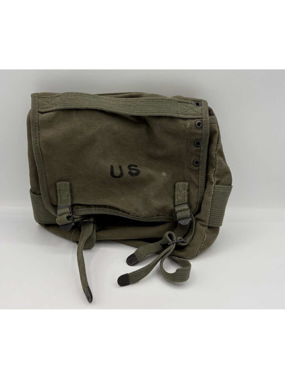 ORIGINAL VIETNAM WAR US ARMY INFANTRY M1961 COMBAT FIELD BUTT PACK-1960s 70s